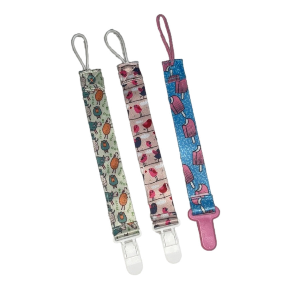 Pacifier Clips Lot: 2 Babygoal 1 Nuby